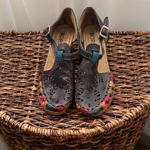 Women's Multicolor Leather Shoes